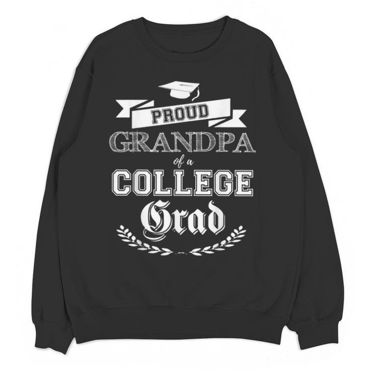 Proud Grandpa Of a College Grad 2019 Family Graduation Shirt Unisex Sweatshirt