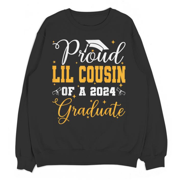 Proud Lil Cousin Of A Class 2024 Graduate Senior Graduation Unisex Sweatshirt