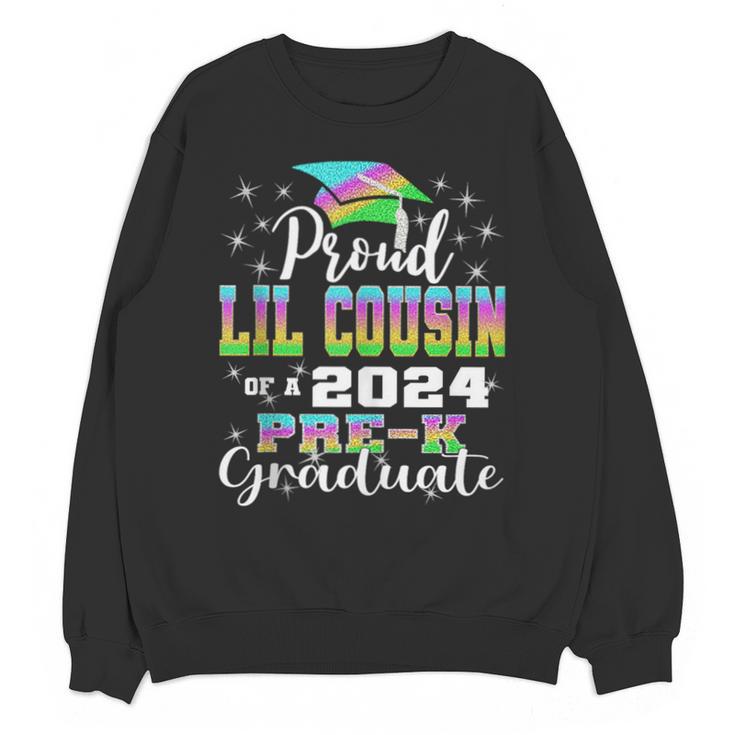 Proud Little Cousin Of PreK School Graduate 2024 Graduation Unisex Sweatshirt