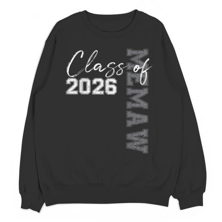 Proud Memaw Of A Class Of 2026 Graduate Senior 26 Graduation Unisex Sweatshirt