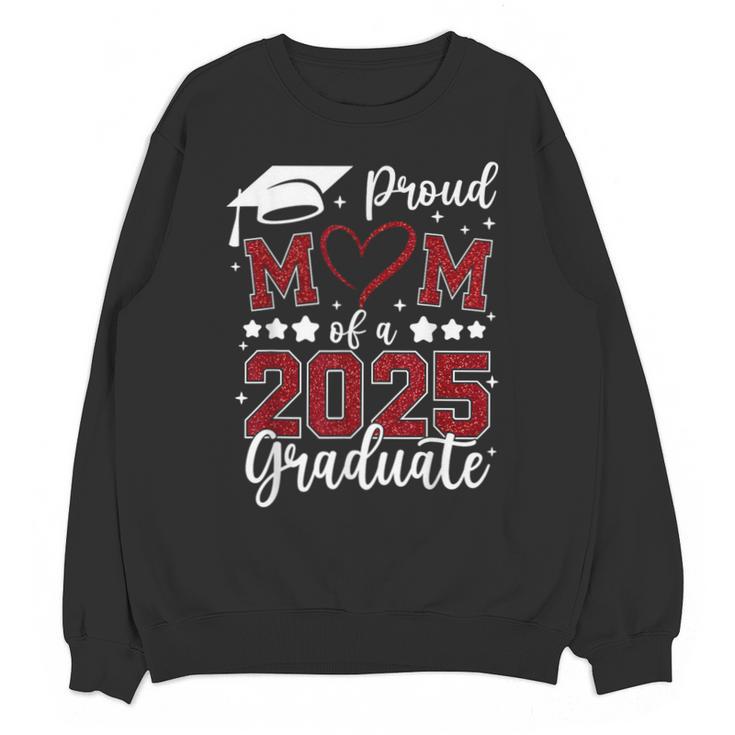 Proud Mom Of 2025 Senior Graduate Matching Family Graduation Unisex Sweatshirt