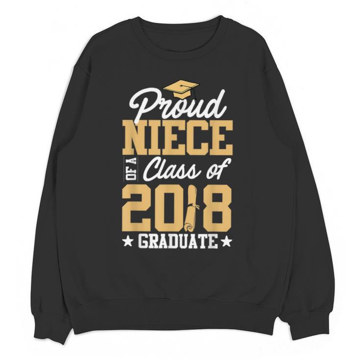 Proud Niece Graduation Shirts For Family 2018 Unisex Sweatshirt