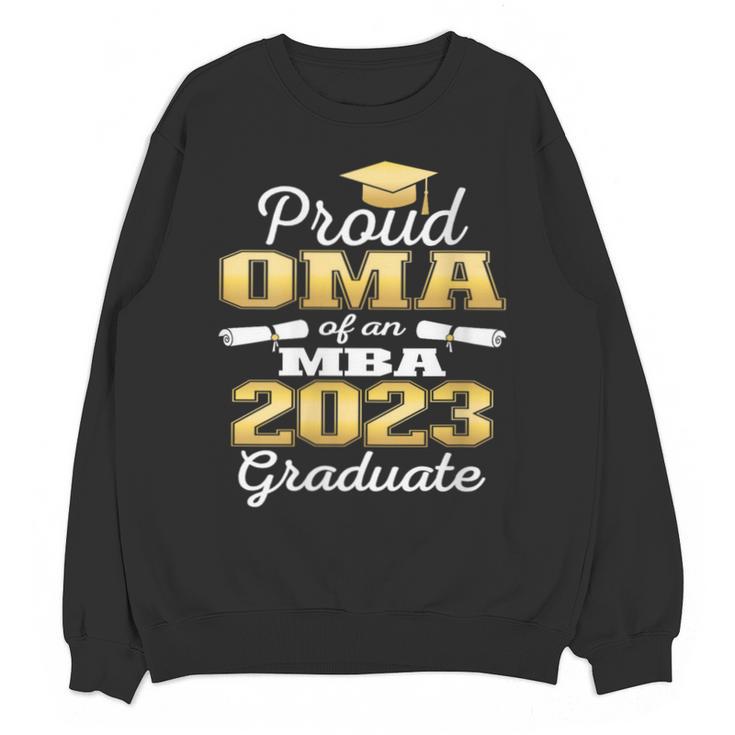 Proud OMA Of 2023 Class MBA Graduate Family Graduation Unisex Sweatshirt