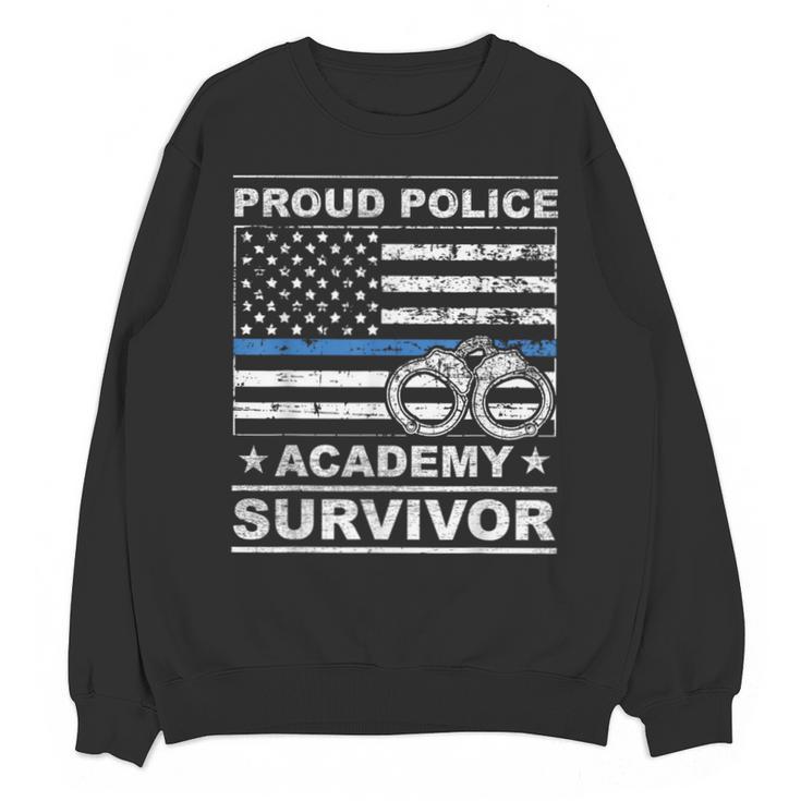 Proud Police Academy Survivor Graduation Unisex Sweatshirt