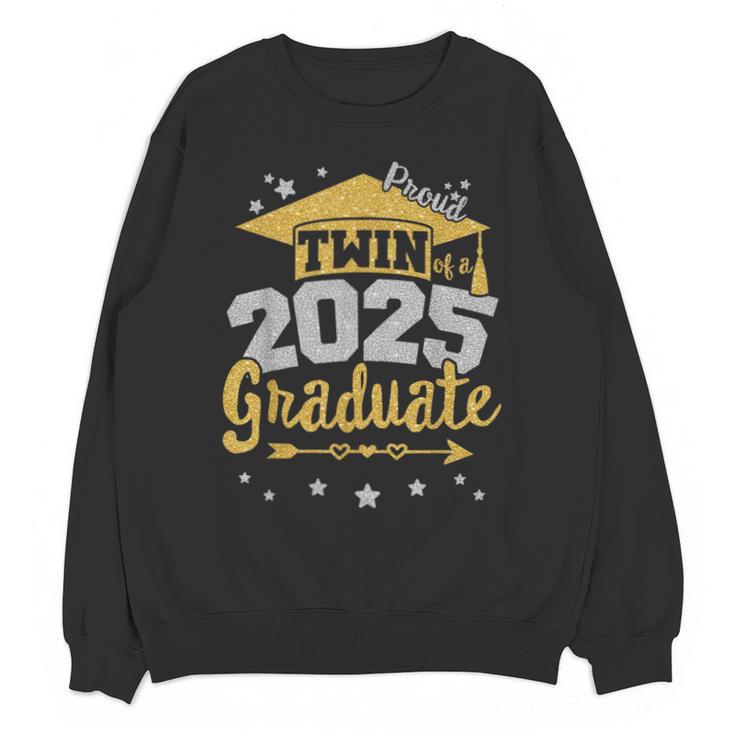 Proud Twin Of a 2025 Graduate Team 25 Senior Graduation Unisex Sweatshirt