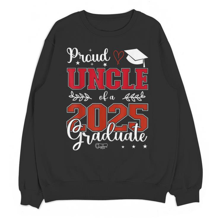 Proud Uncle Of a Class Of 2025 Graduate For Graduation Unisex Sweatshirt