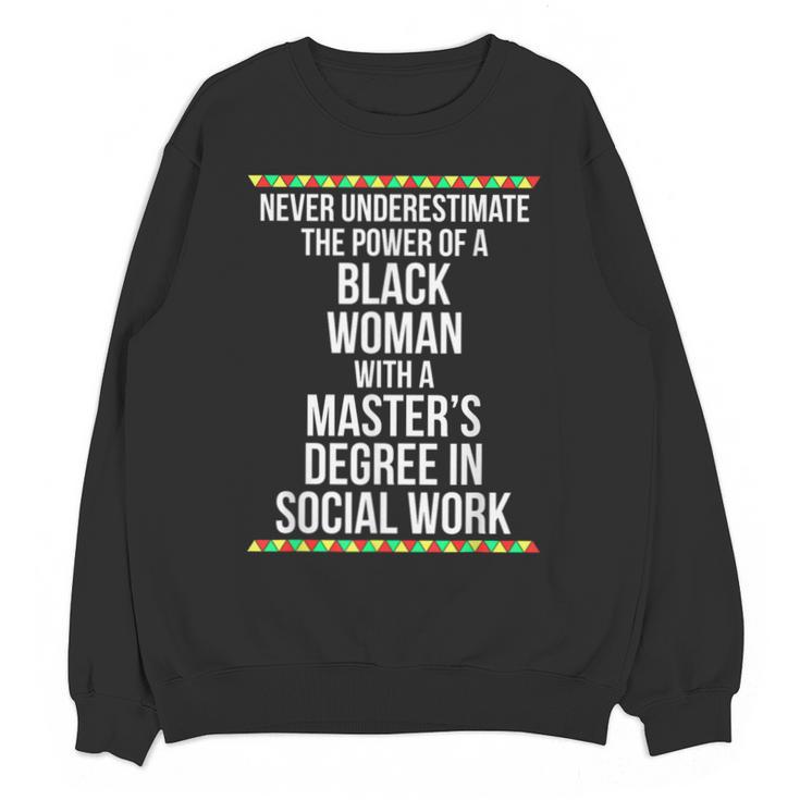 Queen MSW Social Work Masters Graduation Unisex Sweatshirt