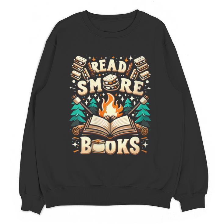 Read More Books Camping Outdoors Travel Campfire Smores Unisex Sweatshirt