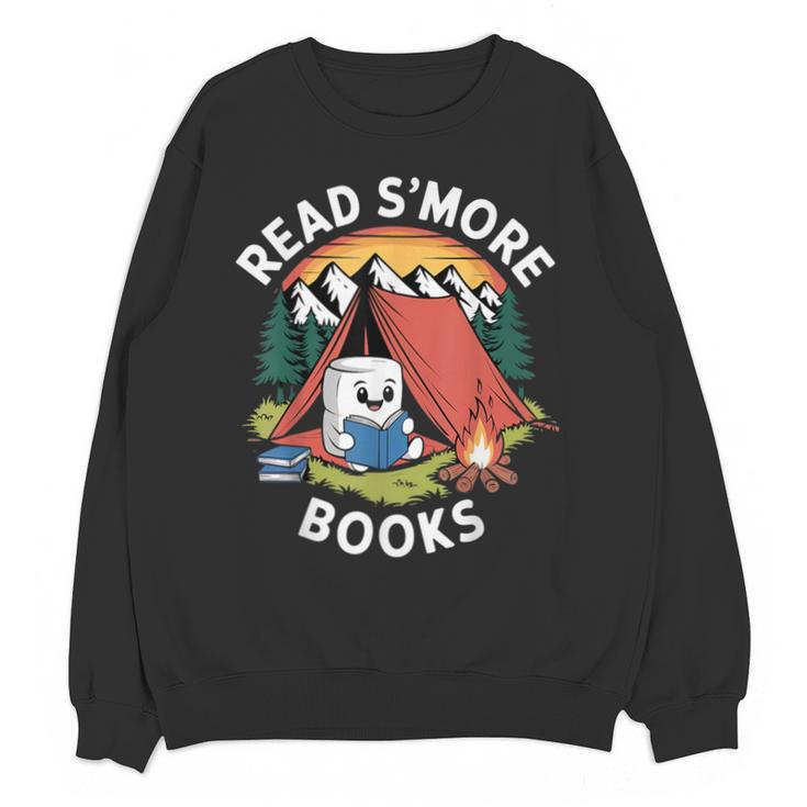 Read S'More Books Reading Camping Smores Kawaii S'Mores Unisex Sweatshirt