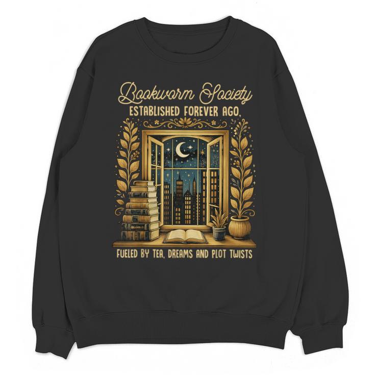 Reading Book Lover Bookish Readers Bookworm Society Unisex Sweatshirt