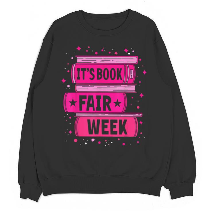 Reading Books Its Book Fair Week Unisex Sweatshirt