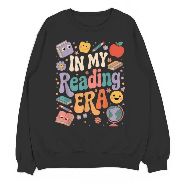 In My Reading Era Books Lovers Men Women Kids Unisex Sweatshirt