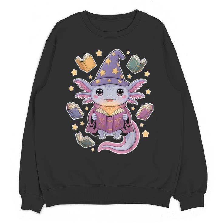 ReadsALOTL Cute Axolotl Book Lover Unisex Sweatshirt
