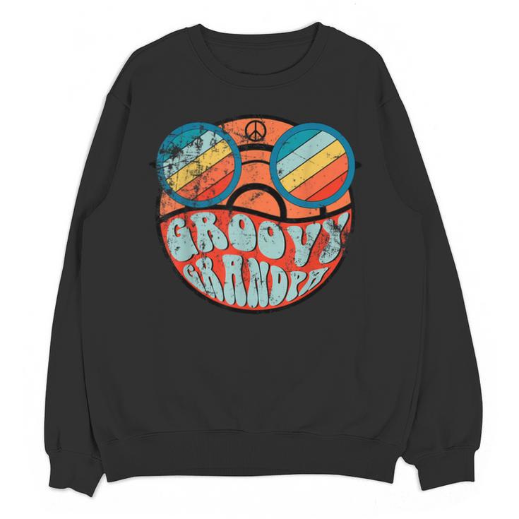 Retro 1970's Groovy Grandpa 70s Aesthetic Nostalgia Unisex Sweatshirt
