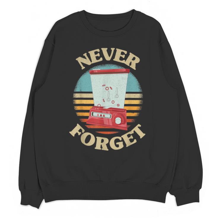 Retro Gaming Never Forget Nostalgia Vintage Unisex Sweatshirt