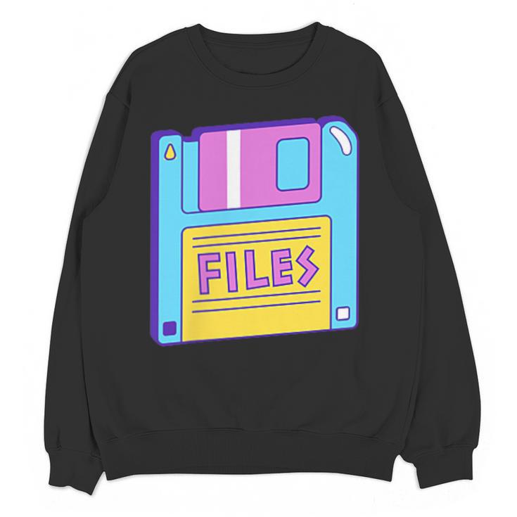 Retro TechnologyOld School Floppy Nostalgia 90s Generation Unisex Sweatshirt