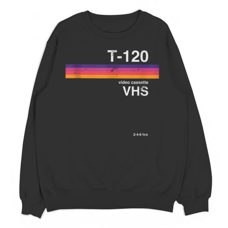 Retro VHS Tape 80s 90s Nostalgia For Movie Fans Unisex Sweatshirt