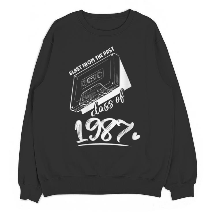 Reunion Class Of 1987 School Graduation Blast From The Past Unisex Sweatshirt