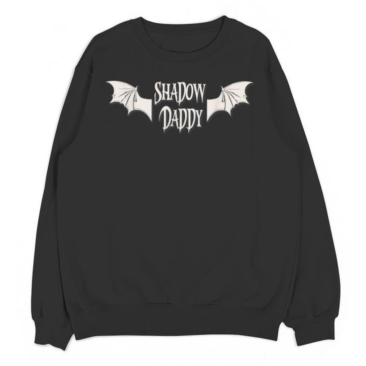 Romantasy Dark Romance Book Bat Boy Wings Shadow Daddy Lover Unisex Sweatshirt