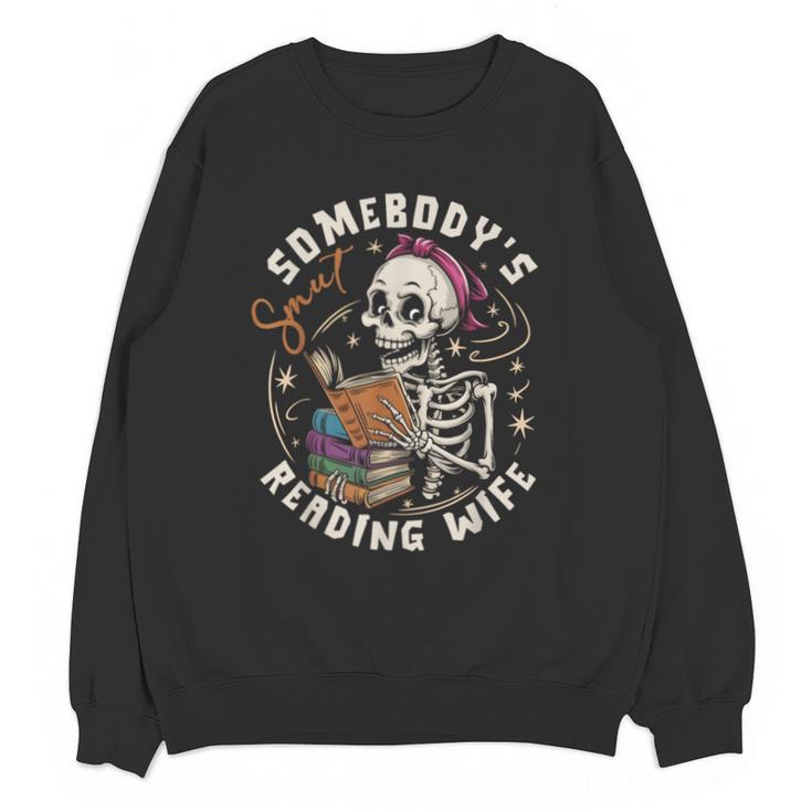 S Mut Book Spicy Romance Somebody's S Mut Reading Wife Unisex Sweatshirt