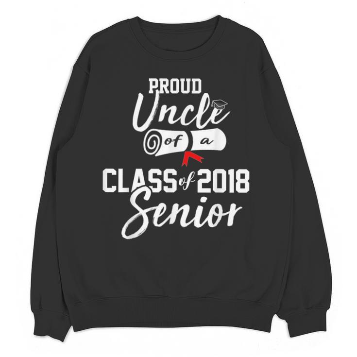 Senior 2018 Graduate Shirt Graduation College Retro Style Unisex Sweatshirt