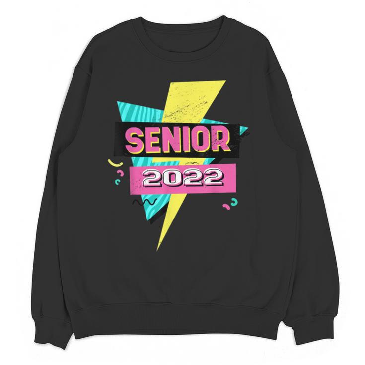 Senior 2022 Graduation Class Of 2022 Retro 90's Graduation Unisex Sweatshirt