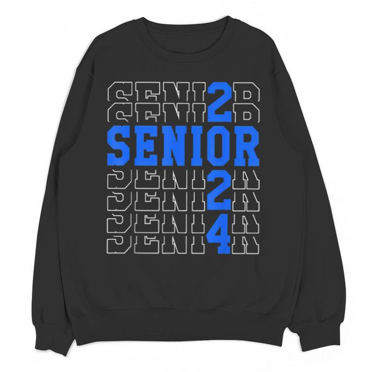 Senior 2024 Graphic Class Of 2024 Graduation Graphic Unisex Sweatshirt