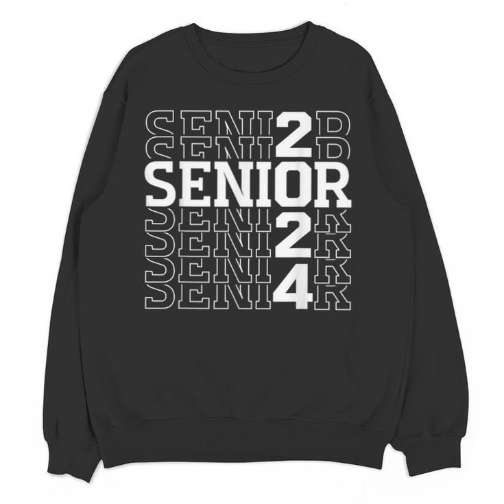 Senior 2024 Graduation Graduate Class Of 2024 Women Boy Girl Unisex Sweatshirt