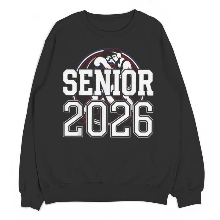 Senior 2026 Wrestling Class Of 2026 Wrestler Graduation Unisex Sweatshirt