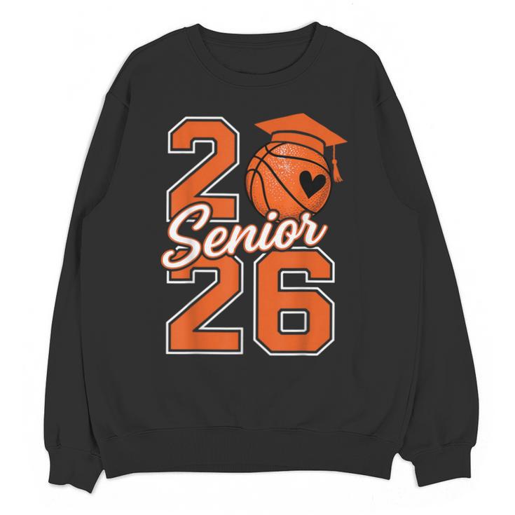 Senior Basketball Class Of 2026 Crew Basketball Graduation Unisex Sweatshirt
