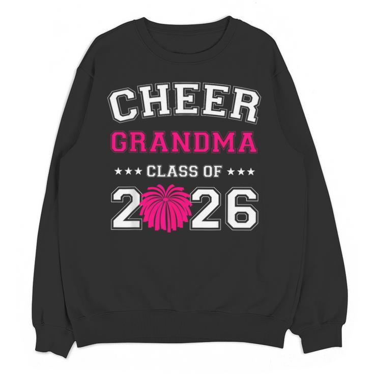 Senior Cheerleader Grandma Cheer Class Of 2026 Graduation Unisex Sweatshirt