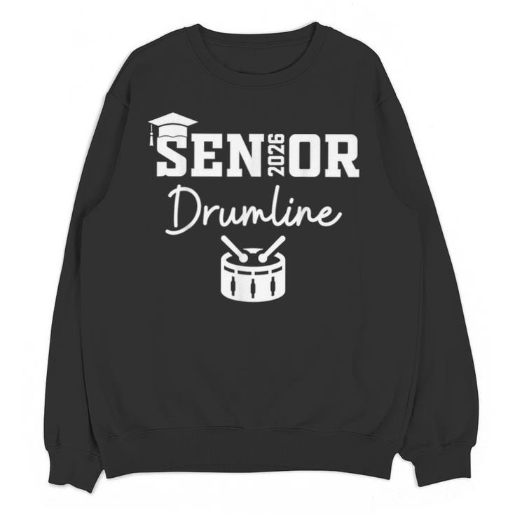 Senior Drumline Class Of 2026 Marching Band Graduation Unisex Sweatshirt