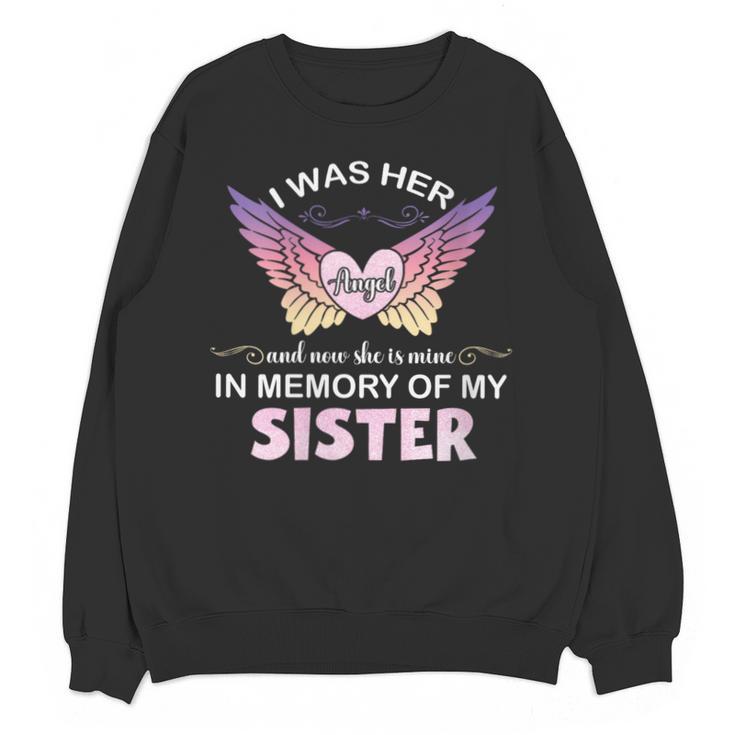Sister Angel In My Memory Cute Family Remembrance Match Unisex Sweatshirt