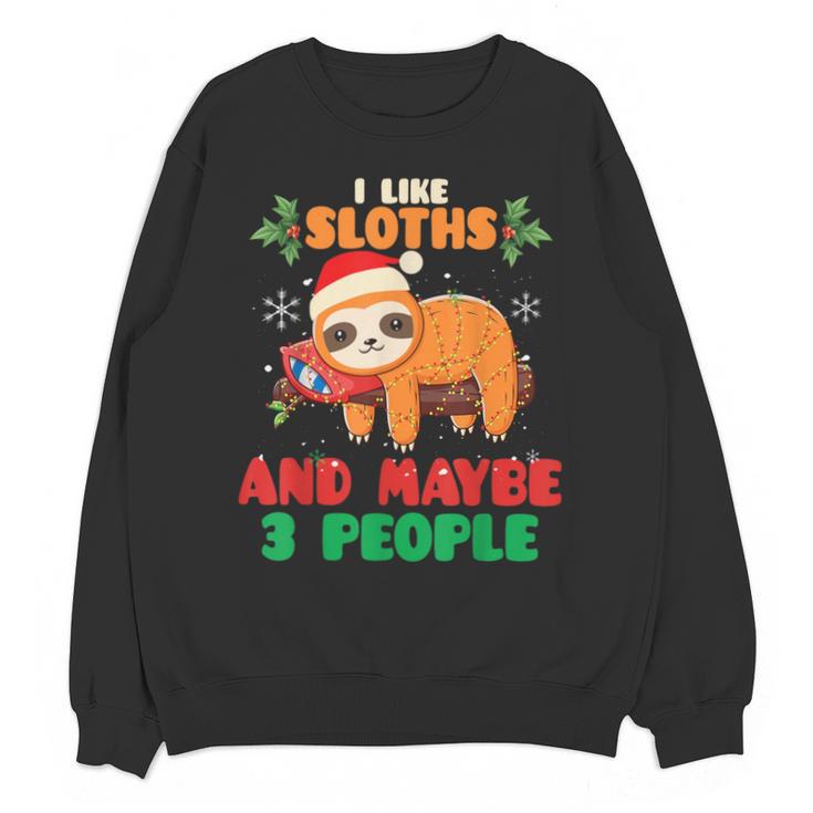 Sloth For Sloth Lover Men Women Kids Introverts Unisex Sweatshirt