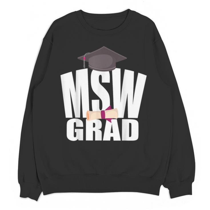 Social Work MSW Graduation Masters Degree Worker 2020 Unisex Sweatshirt