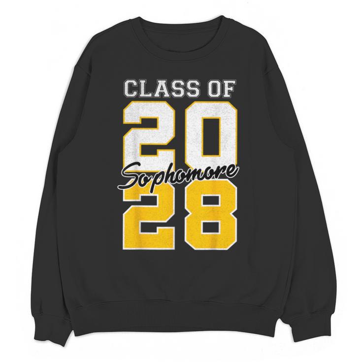 Sophomore 2028 Class Of 2028 Graduation 2028 10th Grade Unisex Sweatshirt