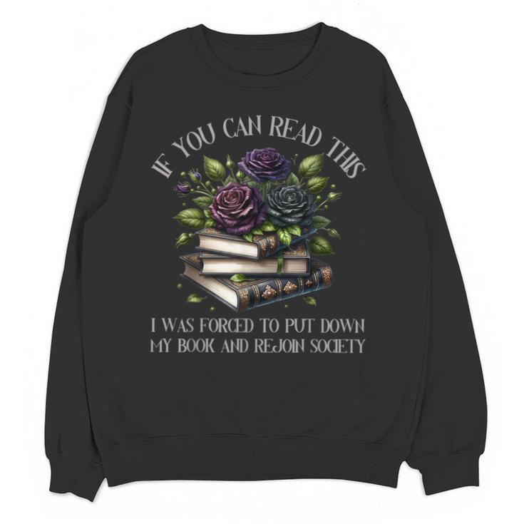 Spicy Books Put Down My Book Dark Romance Merch Bookish Unisex Sweatshirt
