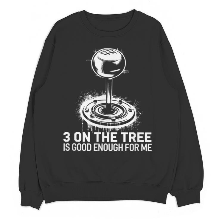 Stick Shift Nostalgia Column Shift Line Unisex Sweatshirt