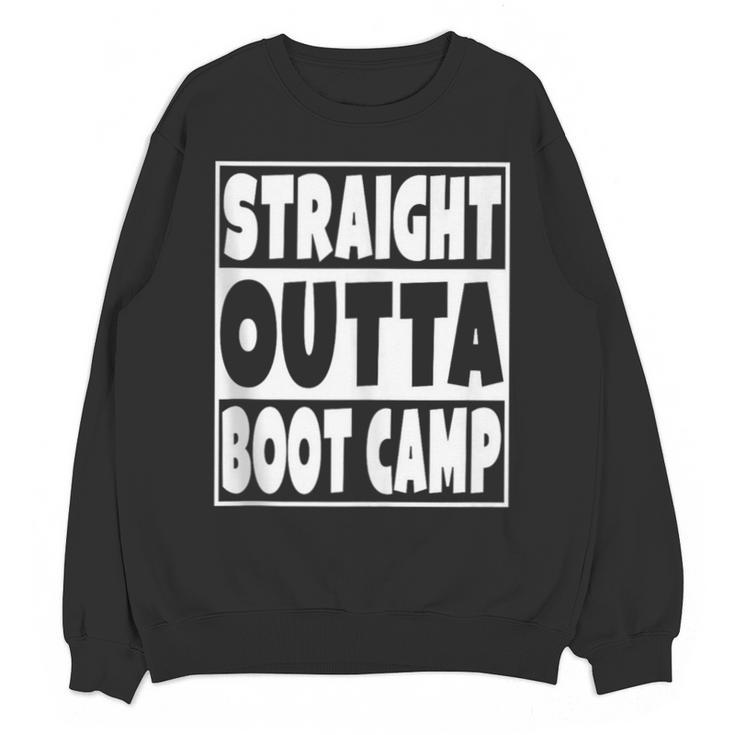 Straight Outta Boot Camp Military Basic Training Graduation Unisex Sweatshirt