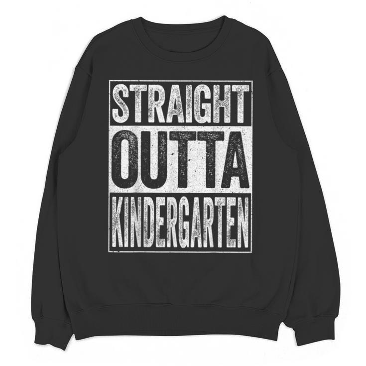 Straight Outta Kindergarten Shirt Boy Girl Graduation Unisex Sweatshirt