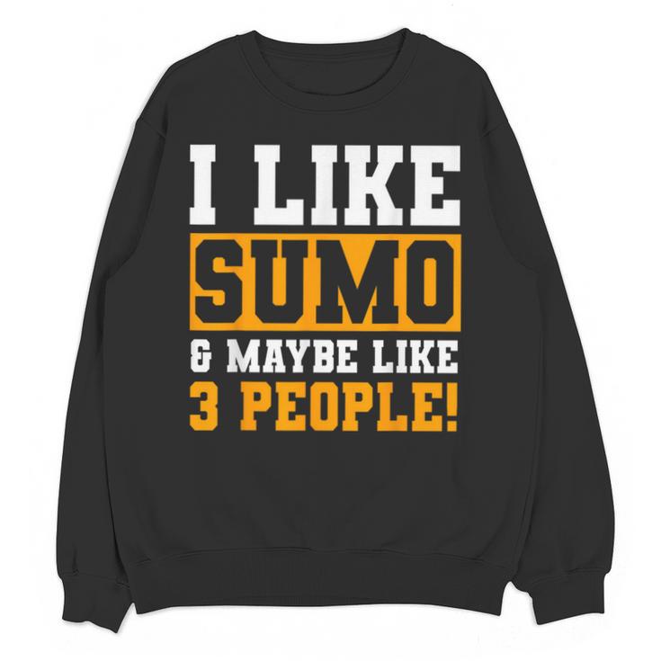 Sumo Wrestling Introvert Wrestler Sumotori Japanese Sport Unisex Sweatshirt
