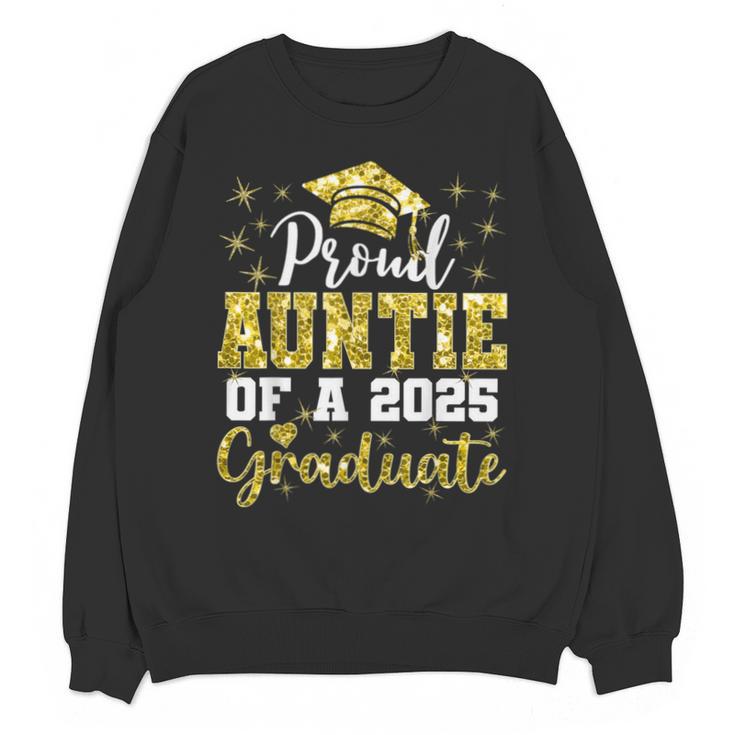 Super Proud Auntie Of 2025 Graduate Senior Graduation Family Unisex Sweatshirt