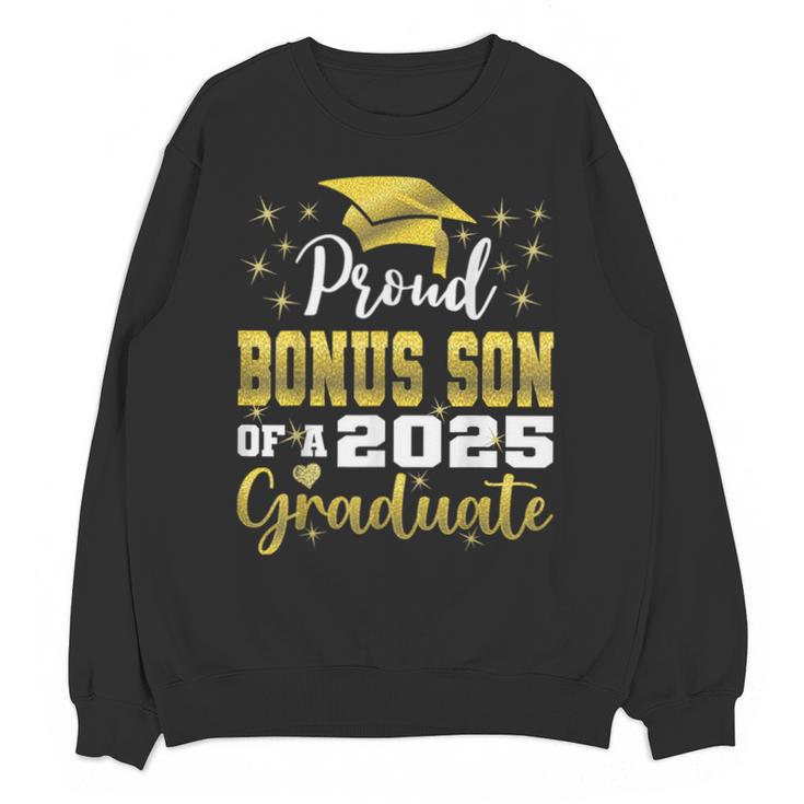 Super Proud Bonus Son Of 2025 Graduate Graduation Family Unisex Sweatshirt