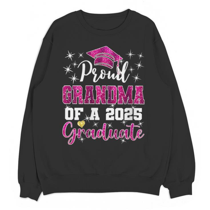 Super Proud Grandma Of 2025 Graduate Graduation Family Unisex Sweatshirt