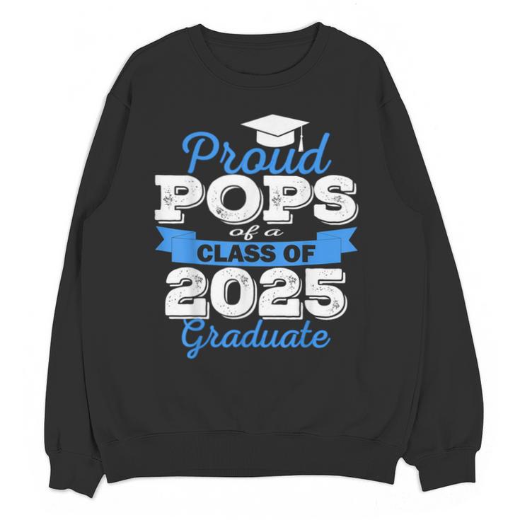 Super Proud Pops Of 2025 Graduate Senior Graduation Family Unisex Sweatshirt