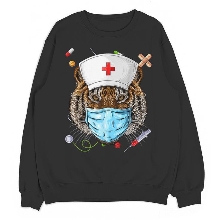 Tiger Nurse RN ER Nursing School Graduation Unisex Sweatshirt