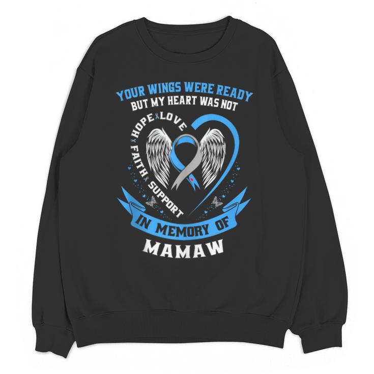 Type 1 Remembrance Memory Of Mamaw Diabetes Awareness Month Unisex Sweatshirt