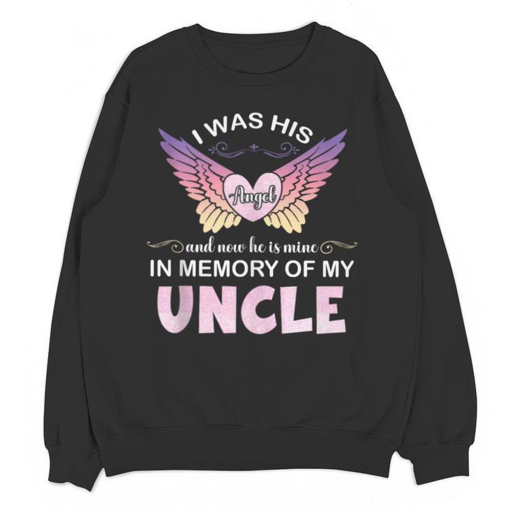 Uncle Angel In My Memory Cute Family Remembrance Match Unisex Sweatshirt