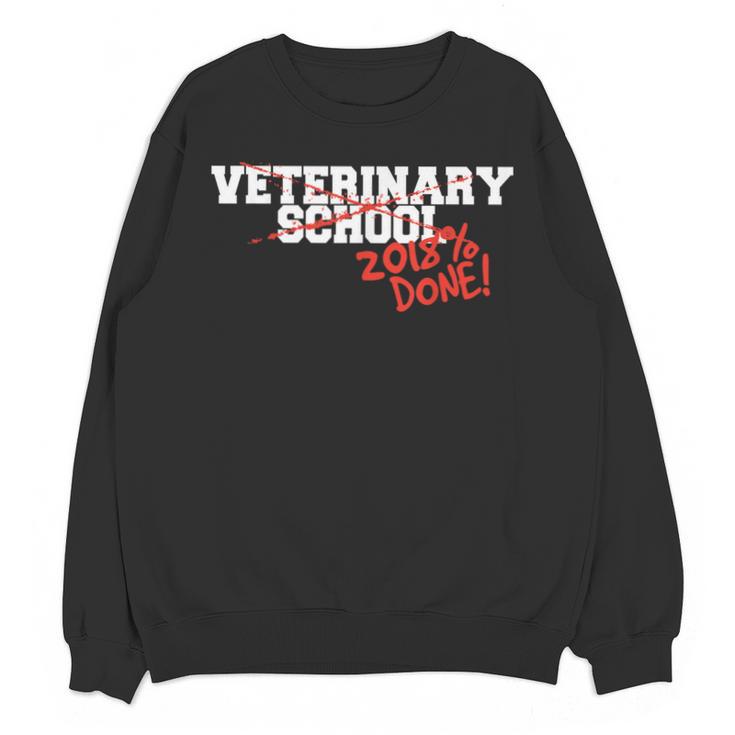 Veterinary School Graduation Class Of 2018 Unisex Sweatshirt