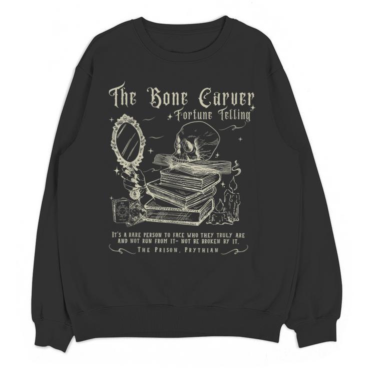 Vintage The Bone Carver Death God Tour Skeleton Spicy Books Unisex Sweatshirt